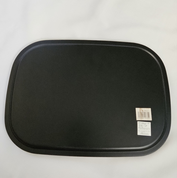 Lacquer tray with decorative purple flowers, made in Japan - Picture 5 of 7